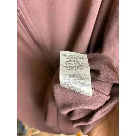 Mondetta Full Zip Athletic Jacket with Pockets Dusty Purple Women's Size XXL - Picture 5 of 9